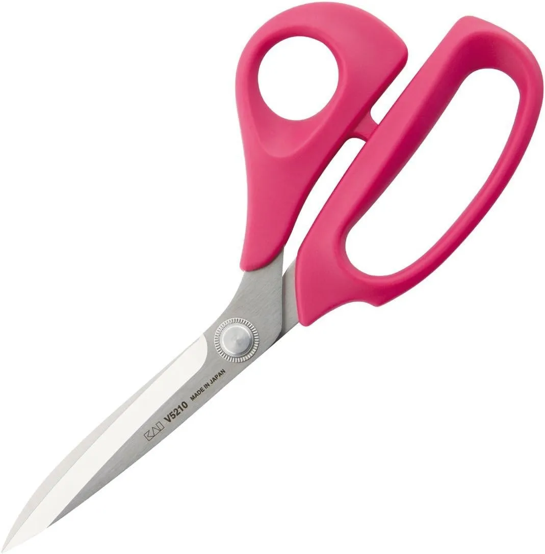 Kai V5000 Edition V5210, Very Berry Multi-Purpose Scissors with Safety Cap 21 cm [Pink]