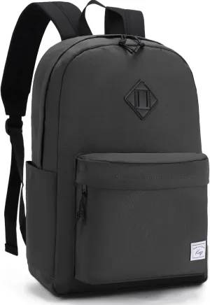 Kasqo Backpack for Women Men,Classic Lightweight Water-Resistant Bookbag for Teen Girls Boys,Travel School Casual Daypack