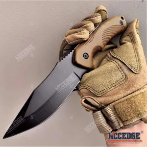 KCCEDGE BEST CUTLERY SOURCE Tactical Knife Hunting Knife Survival Knife 9" Full Tang Fixed Blade Knives Camping Accessories Camping Gear Survival Kit Survival Gear and Equipment Tactical Gear 80213