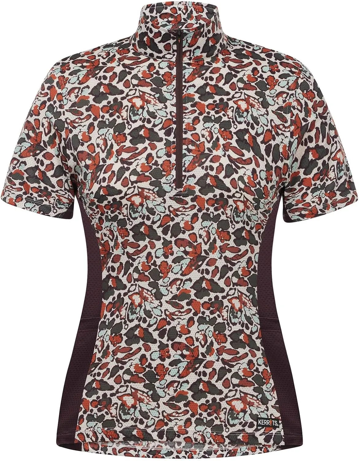 Kerrits Women's Breeze Ice Fil Short Sleeve Horse Riding Shirt – Ultra-Lightweight Cooling Equestrian Top, Great for Summer