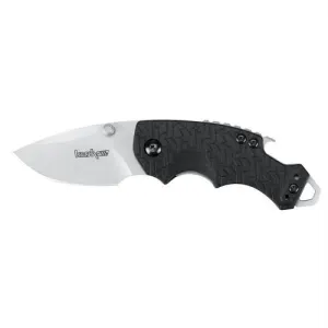 Kershaw Shuffle Linerlock 2.375 Bead Blast Plain Black GFN