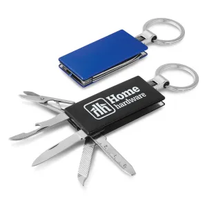 KEYCHAIN WITH 7-IN-1 MULTI-TOOL SET