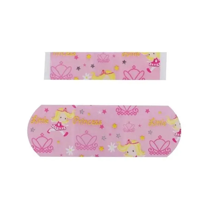 Kids Bandage Strips Little Princess 50pk 2 Assorted Sizes Plastic (PE)