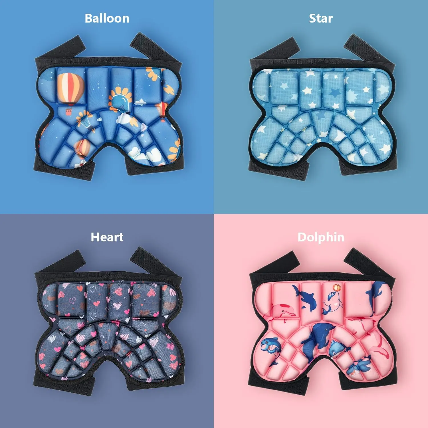 Kids Butt Pad for Skating Ski Snowboarding Roller Skate, Kids Hip Protector, Thickened Ski Butt Pad Padded Shorts for Winter Sports