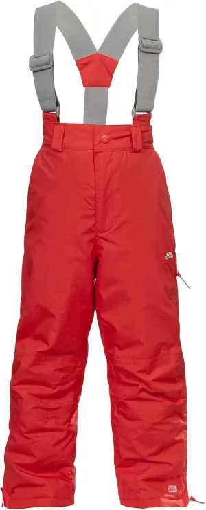 Kids Unisex Nando Padded Waterproof Ski Pants (2/3 Years) (Tangerine)
