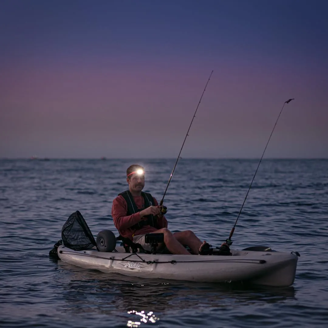 KNOG Bilby 400 Lumen Headlamp - Rechargeable Silicone Head Light w/ 7 Light Modes - Ultralight, IP67 Waterproof