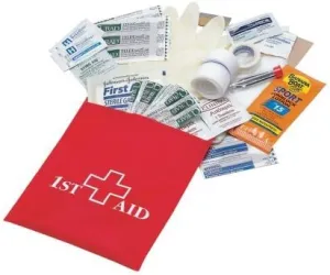 Kwik Tek FAK-2 Waterproof First Aid Kit With Hook And Loop Mount Athletics, Exercise, Workout, Sport, Fitness