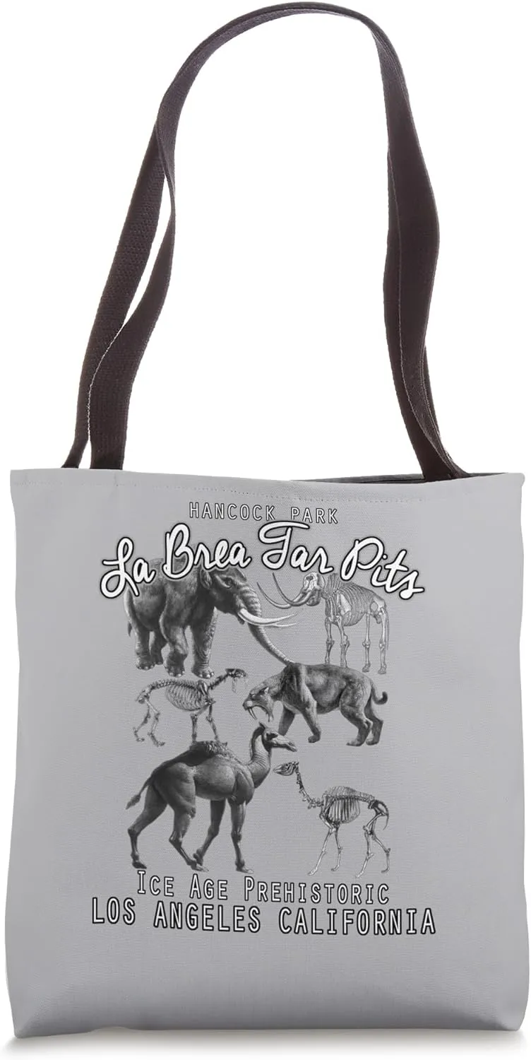 La Brea Tar Pits Los Angeles National Landmark Souvenir Tote Bag