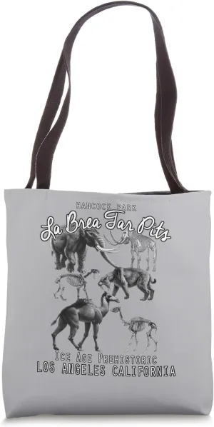 La Brea Tar Pits Los Angeles National Landmark Souvenir Tote Bag