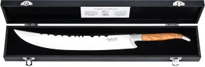 Laguiole Style de Champagne Sabre, Luxury Line, Olive Wood, in giftbox
