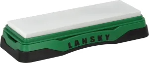 Lansky Hard Arkansas Stone 6" x 2" Knife Sharpener Bench Stone (450-650 Grit) - LBS6H