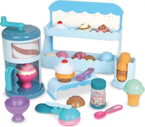 Learning Resources Swirly Scoops Ice Cream Shoppe, Ice Scoop, Swirl Ice Cream Machine, Play Cones, Play Food, Toddler Food, Toddler Learning, Pretend Play, Preschool Toys, Pretend Kitchen Playset
