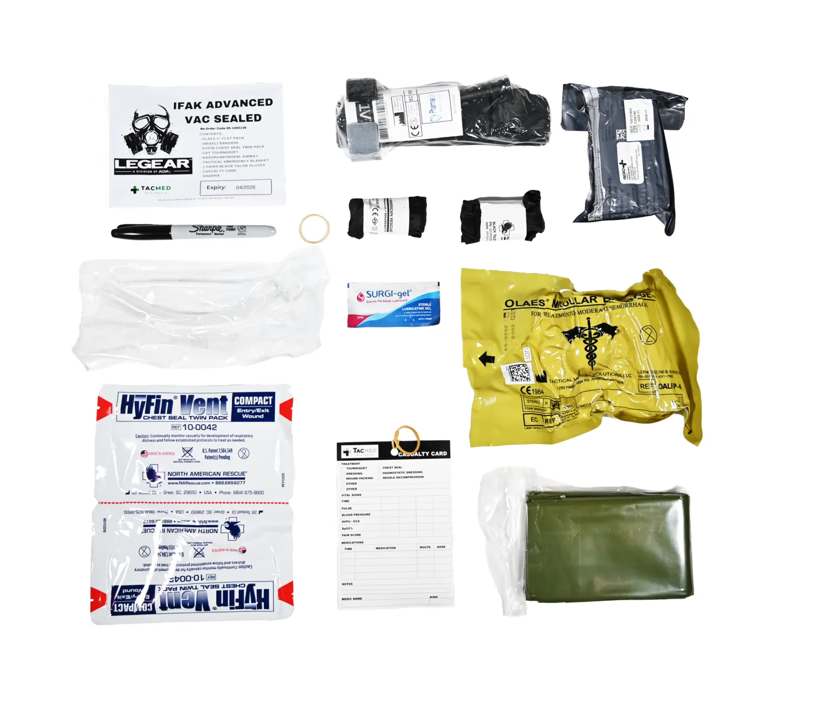 LEGEAR Individual Basic First Aid Kit (IFAK)