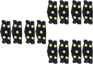 LIFKOME 6 Pairs Non-Slip Shoe Covers Shoes Crampons Ice Grippers for Shoes and Boots Non Shoe Grippers Gripper Spikes for Shoes Shoe Gripper Spikes Covers Ice Climbing Child TPE Supplies