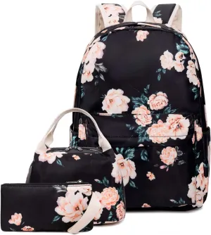 Lightweight College Bookbag Water Resistant Laptop for Women Travel Daypack