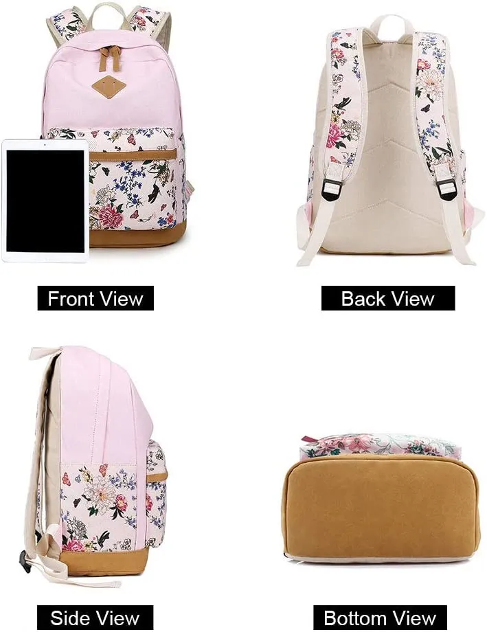 Lightweight College Bookbag Water Resistant Laptop for Women Travel Daypack