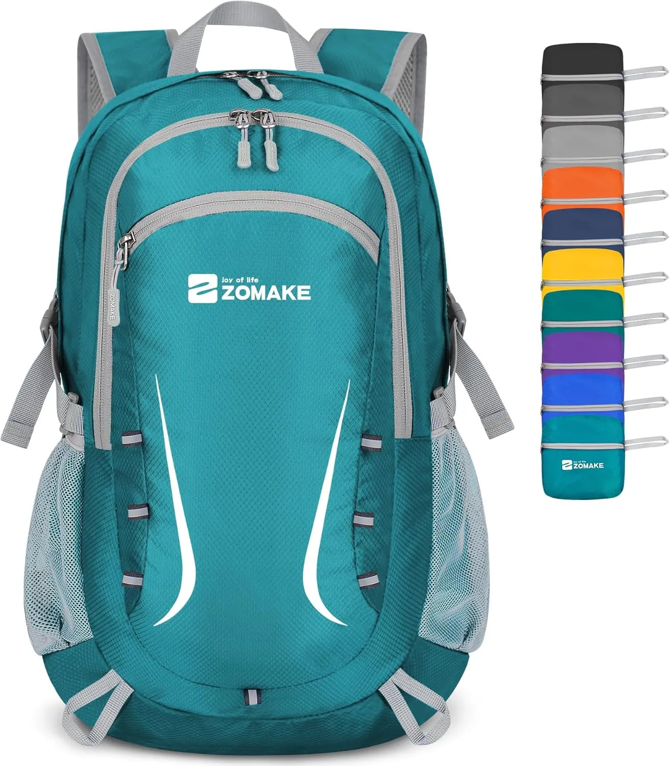 Lightweight Packable Backpack 35L, Foldable Backpacks Water Resistant Collapsible Light Daypack for Hiking