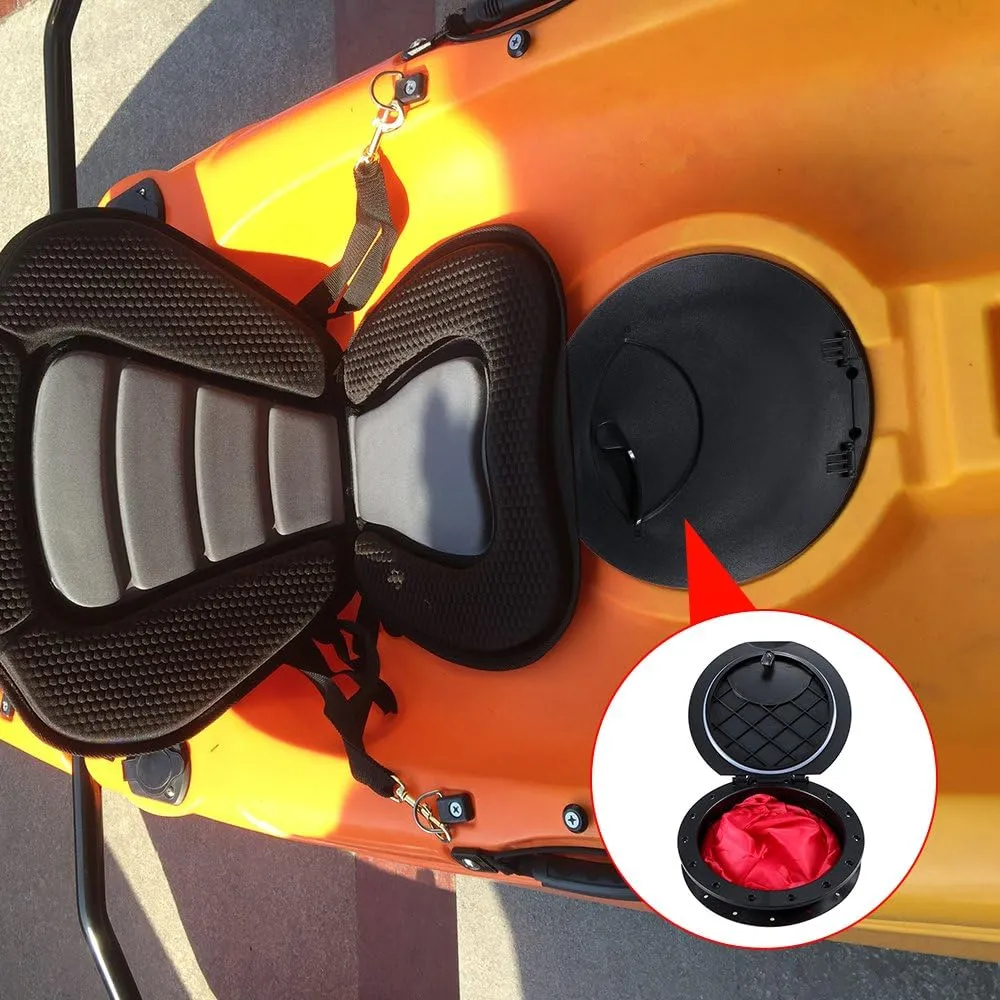 Lixada 6''/9" Deck Plate Hatch Cover Kit with Storage Bag for Marine Inflatable Boat Kayak Rigging