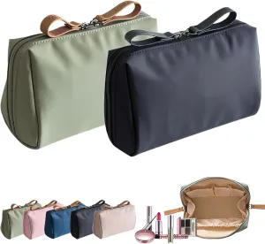 LONGLUAN Tidynook Makeup Bag Small, Tidynook Cosmetic Bag, Tidynook Lipstick Makeup Bag Mini, Tidynook Makeup Bag for Purse, Tidynook Makeup Pouch with Compartments (2PCS-C)