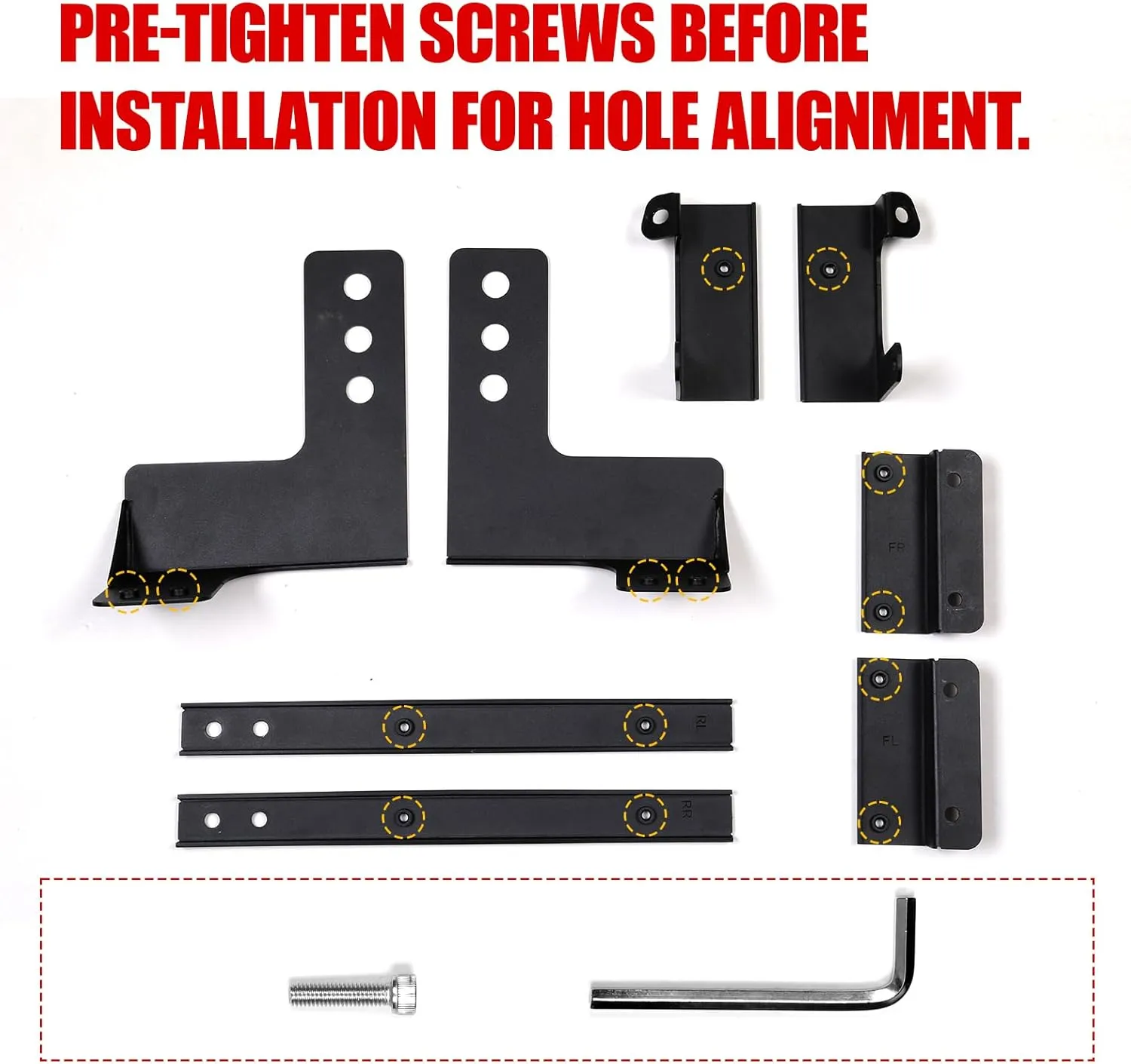 Mabett Mud Flaps for Ford Bronco Accessories 2021 2022 2023 2024 2025 2/4-Door No Punching Required Front and Rear 4PCS