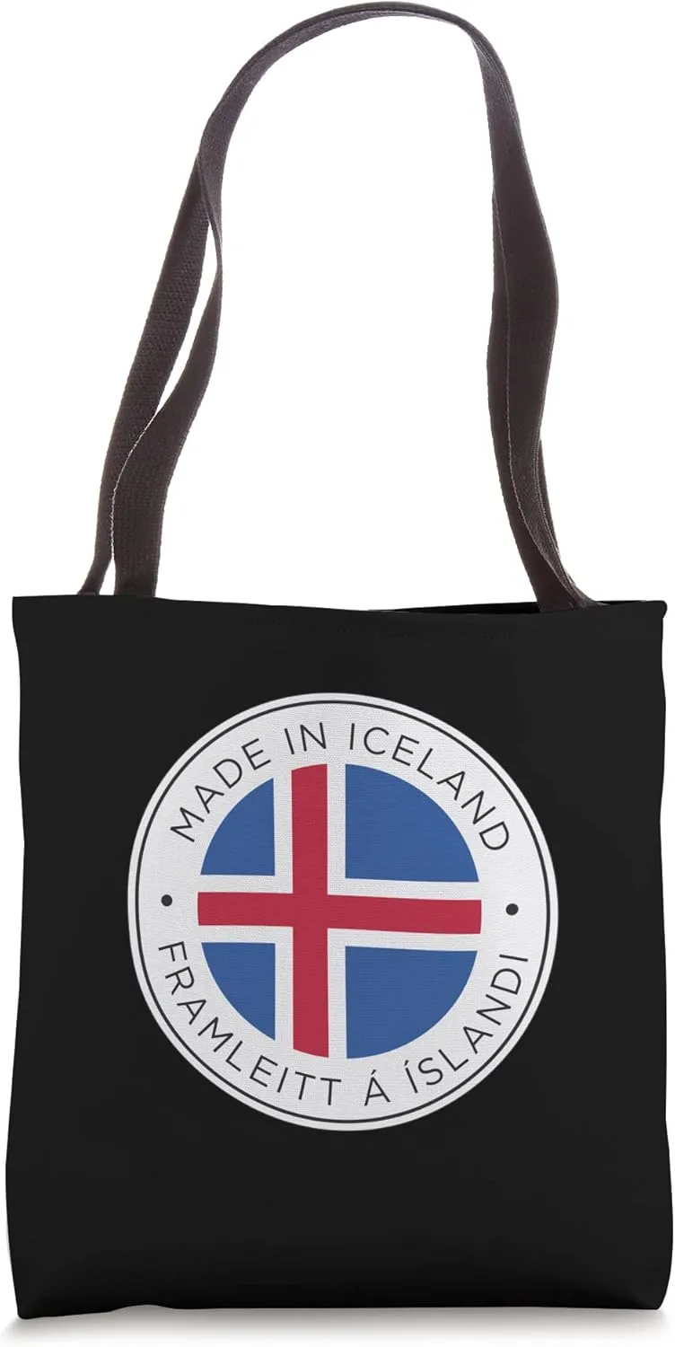 Made In Iceland Arctic Flag Nordic Glaciers Reykjavik Viking Tote Bag