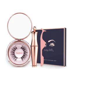 Magnetic Eyelashes and Eyeliner Kit Magnetic Eyeliner for Magnetic Lashes Gift Set Waterproof Natural Look Reusable False Lashes (Mykonos Gift Box)