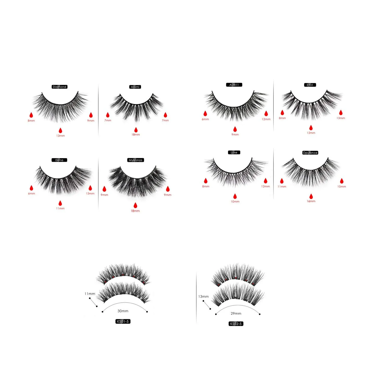 Magnetic Eyelashes and Eyeliner Kit Magnetic Eyeliner for Magnetic Lashes Gift Set Waterproof Natural Look Reusable False Lashes (Mykonos Gift Box)