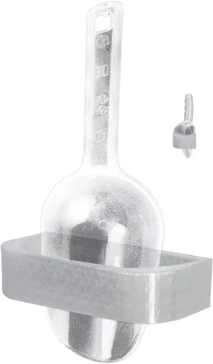 Magnetic Ice Scoop Holder - Compatible with ge profile opal nugget ice maker, Perfectly Designed for Models 1.0 & 2.0 (Bracket Only) (Transparent)