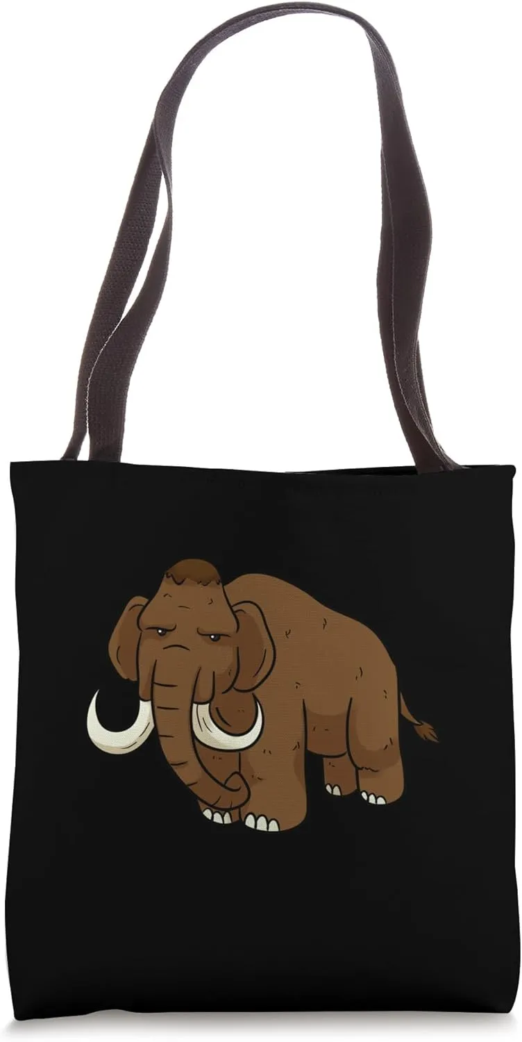Mammoth Ice Age Animals Ice Age Stone Age Extinct Animals Tote Bag