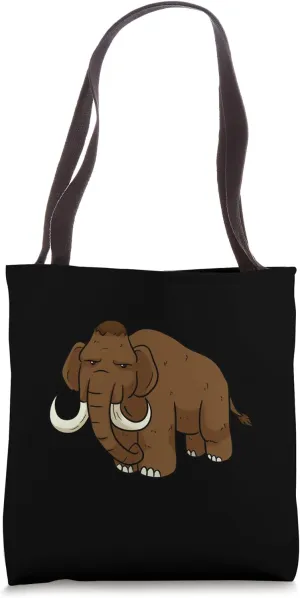 Mammoth Ice Age Animals Ice Age Stone Age Extinct Animals Tote Bag
