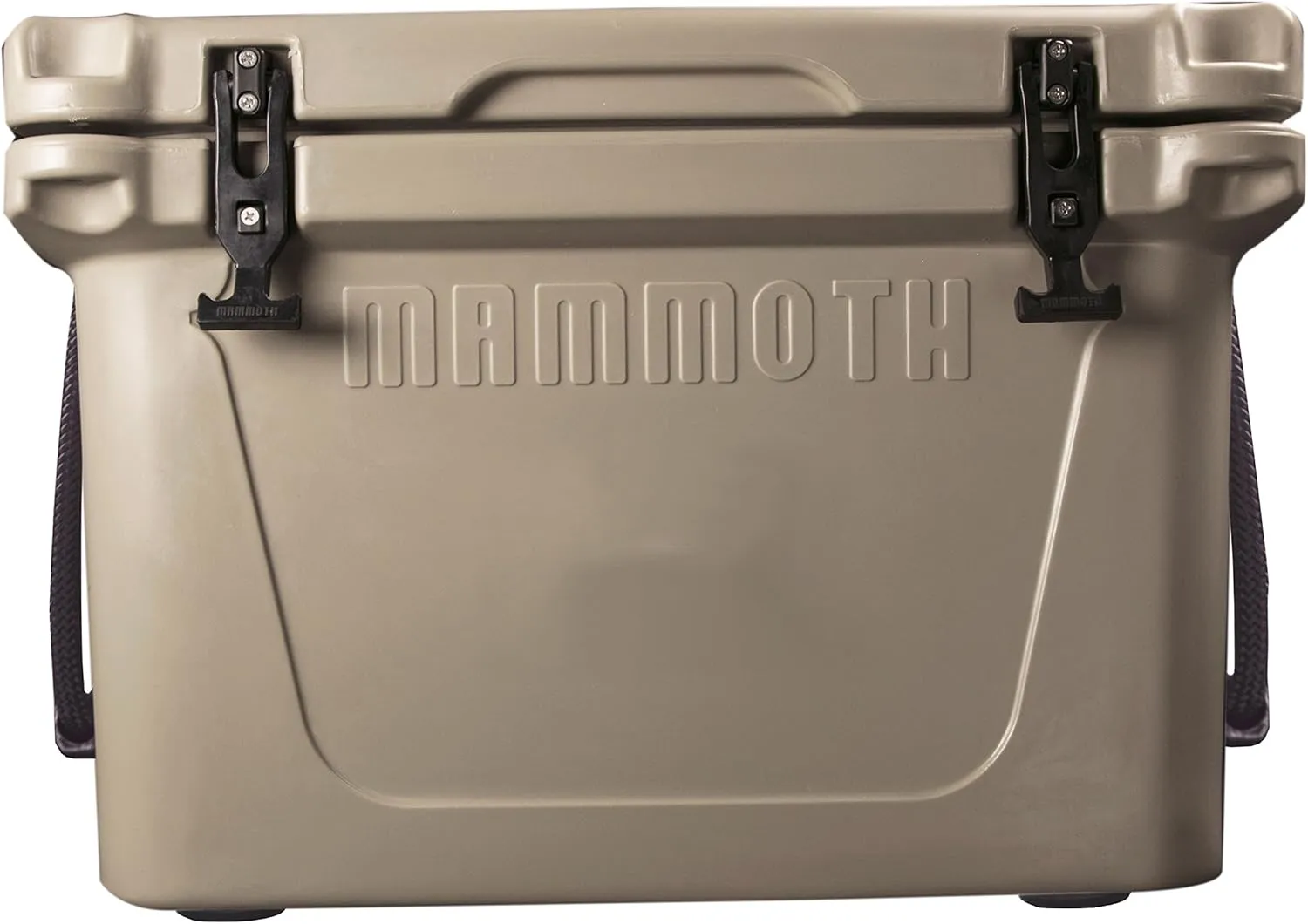 Mammoth Ranger 45 Cooler, Insulated Hard Ice Chest with 45 Quart Capacity, Holds 48 Cans, Great for Camping, Day at The Beach, in Tan