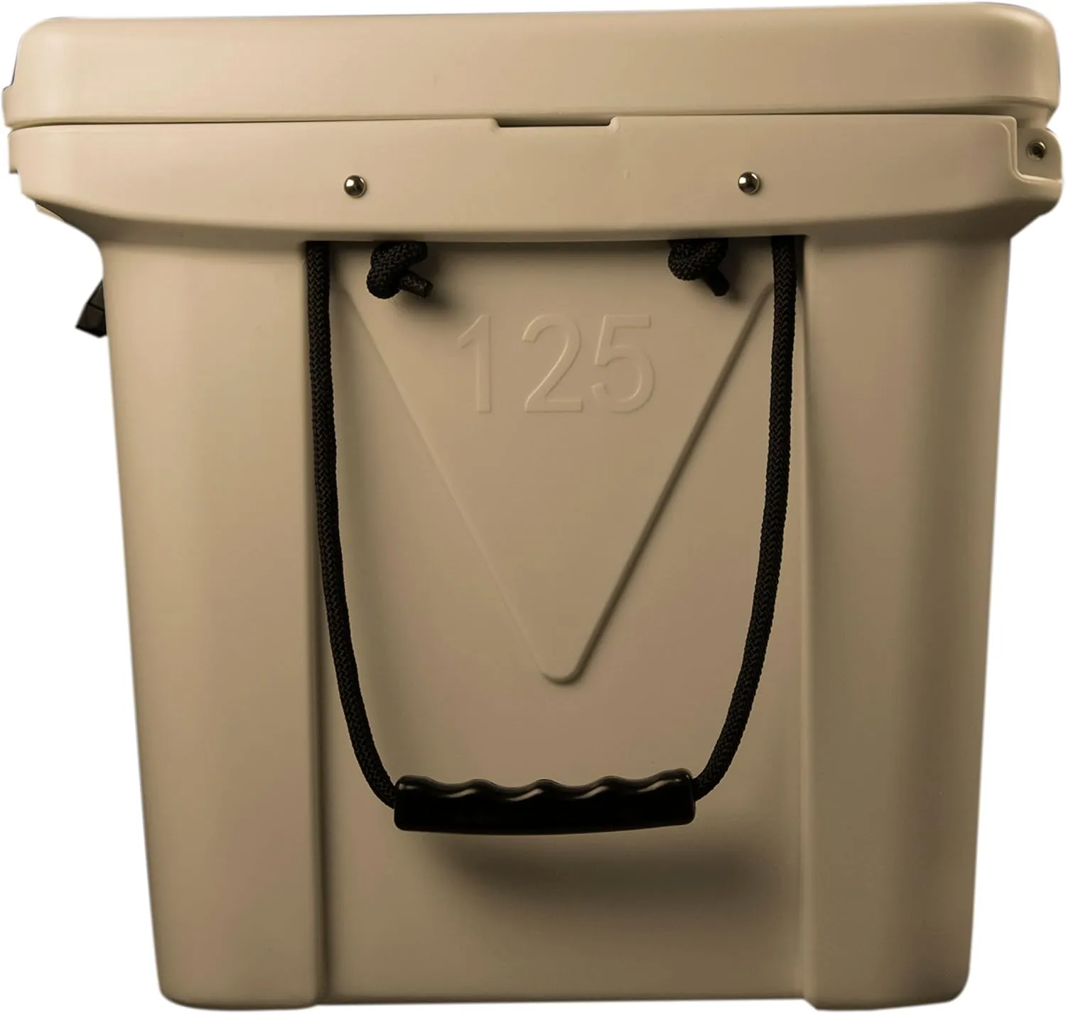 Mammoth Ranger 45 Cooler, Insulated Hard Ice Chest with 45 Quart Capacity, Holds 48 Cans, Great for Camping, Day at The Beach, in Tan