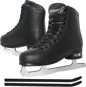 MammyGol Womens/Misses/Girls Lace up Light Support Ice Figure Skates Women Size 6 7 8 9 10 11 12
