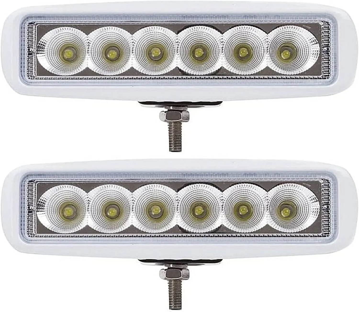 Marine Led Light Spreader T-Top Deck Light Spreader Beam Cold White (Set of 2)