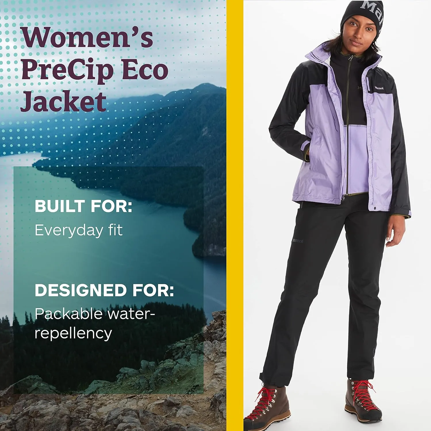 MARMOT Women's Precip Eco Waterproof Rain Jacket