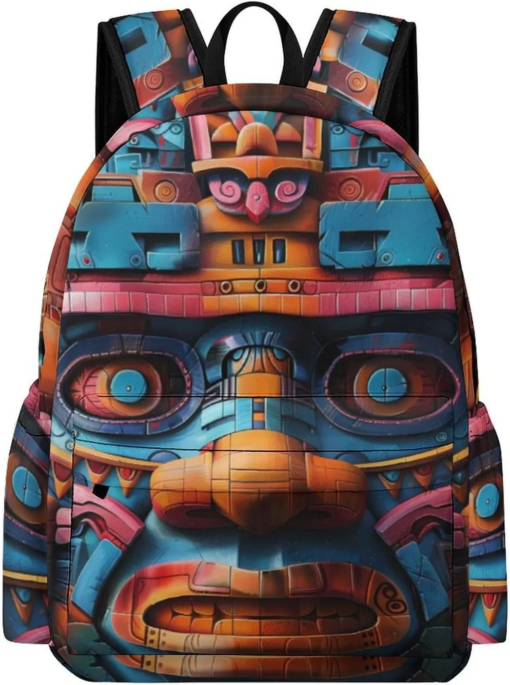 Maya Face Mask Travel Laptop Backpack 16.5 Inch Lightweight Computer Bag Casual Daypack for Men Women