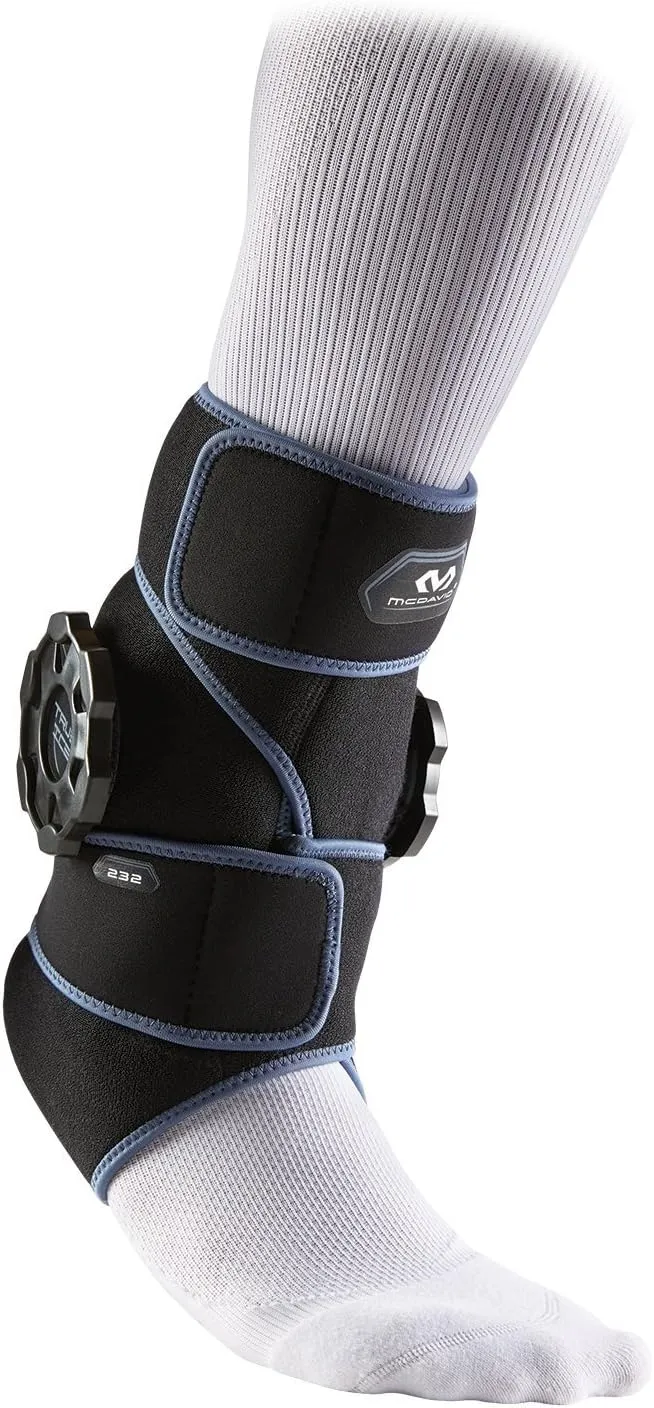 McDavid Ankle Ice Wrap, Ice with Compression for Ankle w/Reusable Ice Pack, Cold Therapy for Sprains, Muscle Pain, Bruises & Inflammation