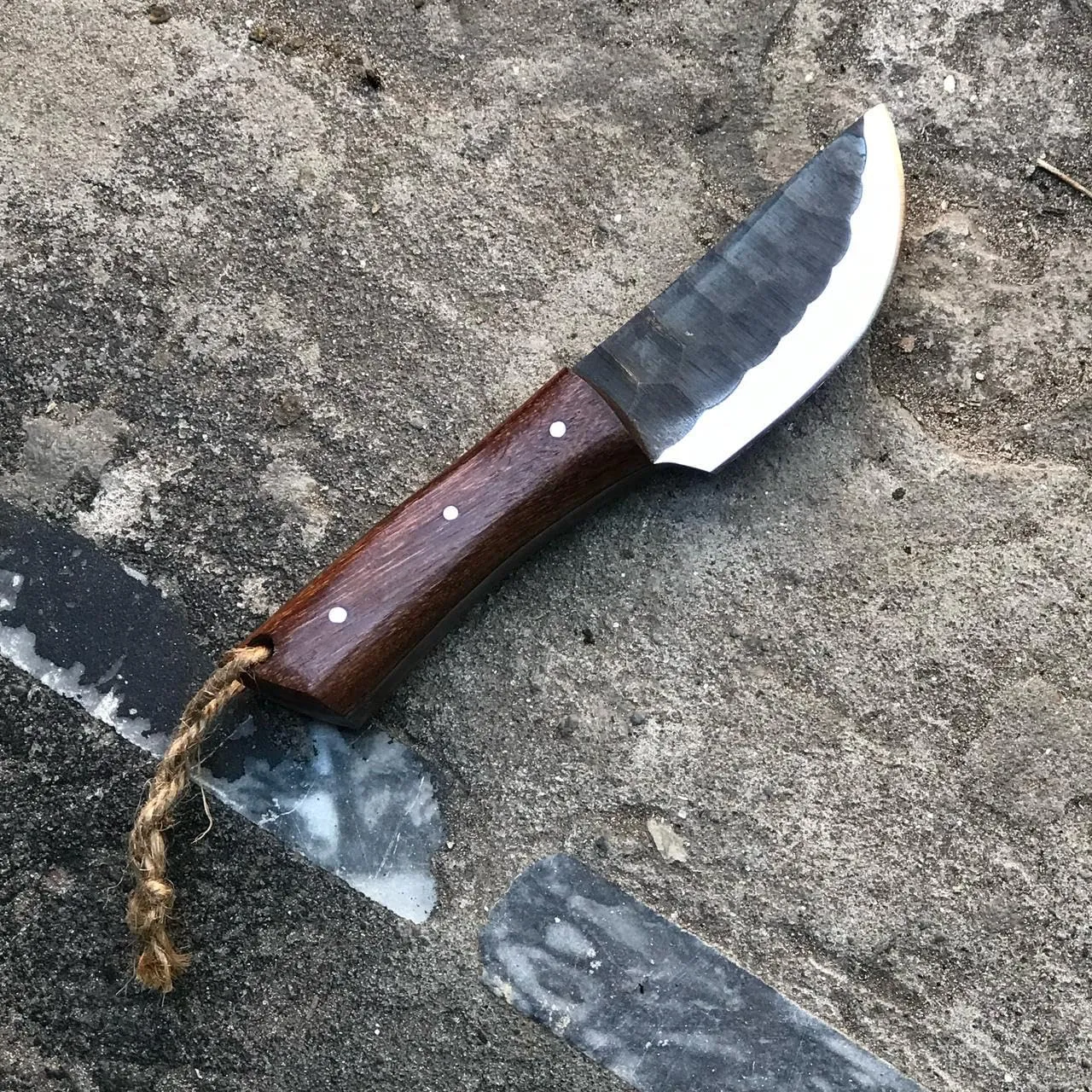 MDM King Tools] Viking Knife - Fixed Blade Knives, Bowie/Hunting/Camping Blade, D2 Steel Blade With Leather Sheath Prop Tools, Birthday Gift For Him (Das-Knife)