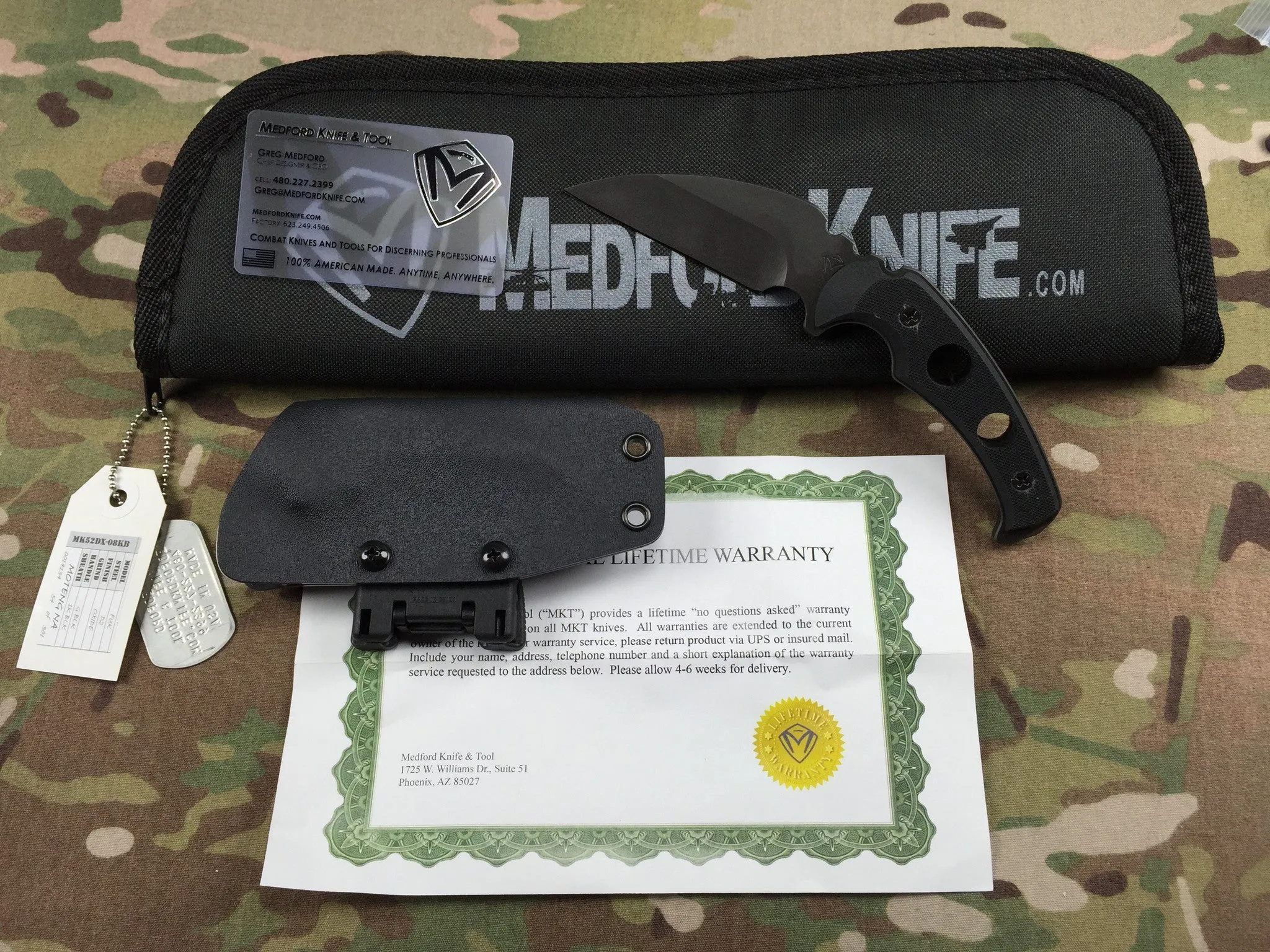 Medford Knife and Tool Fighting Utility Knife (FUK)  - Free Shipping