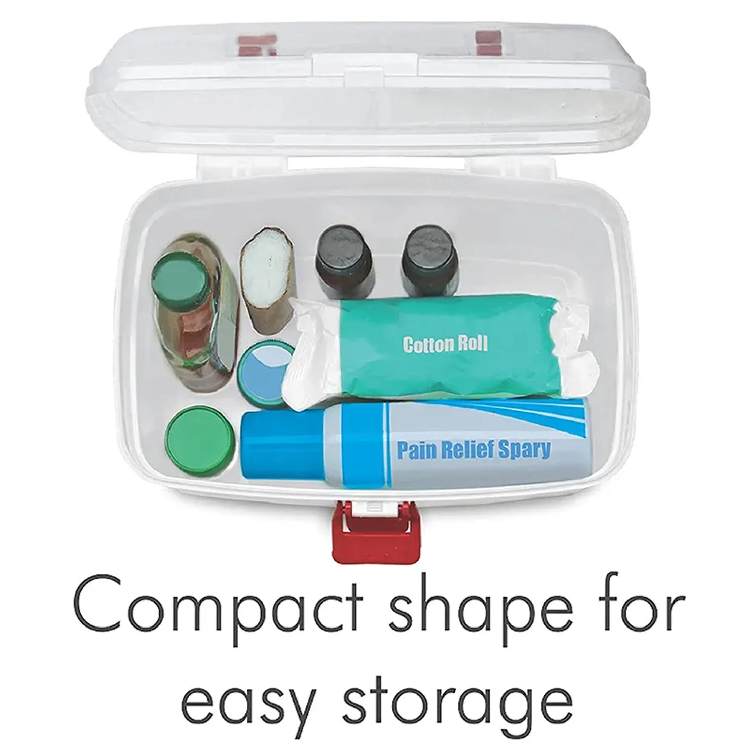 Medical Storage Box with Detachable Tray for Medicine