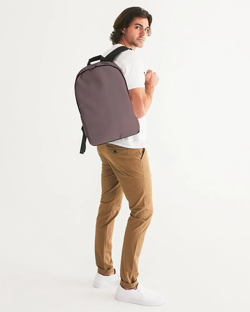 Medium Dark Pink Brown Waterproof Backpack | Medium Dark Pale Pastel Pink Brown | C0M30Y15K60