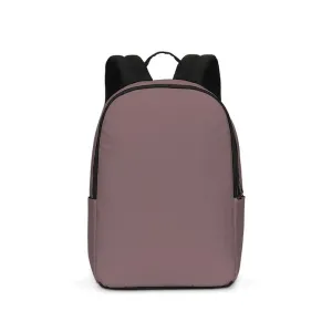 Medium Dark Pink Brown Waterproof Backpack | Medium Dark Pale Pastel Pink Brown | C0M30Y15K60