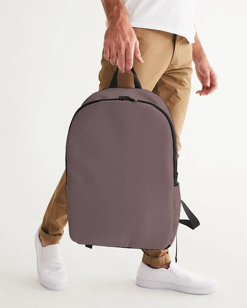 Medium Dark Pink Brown Waterproof Backpack | Medium Dark Pale Pastel Pink Brown | C0M30Y15K60