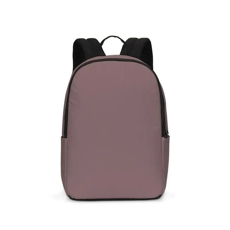 Medium Dark Pink Brown Waterproof Backpack | Medium Dark Pale Pastel Pink Brown | C0M30Y15K60