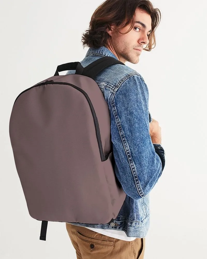 Medium Dark Pink Brown Waterproof Backpack | Medium Dark Pale Pastel Pink Brown | C0M30Y15K60