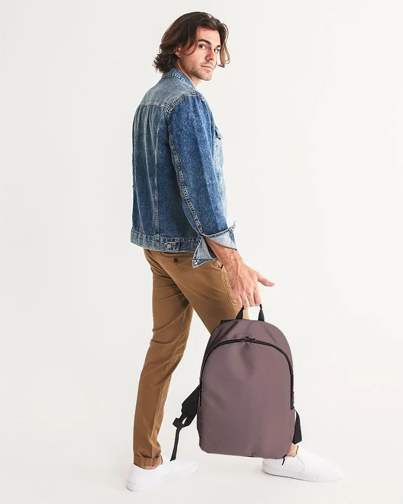 Medium Dark Pink Brown Waterproof Backpack | Medium Dark Pale Pastel Pink Brown | C0M30Y15K60