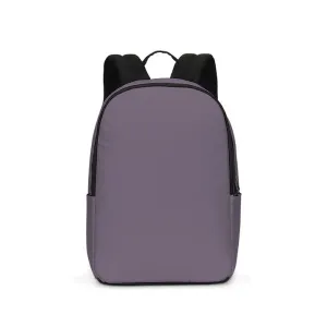 Medium Dark Purple Gray Waterproof Backpack | Medium Dark Pale Pastel Purple Gray | C15M30Y0K60