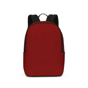 Medium Dark Red Waterproof Backpack | Medium Dark Pure Red | C0M100Y100K60