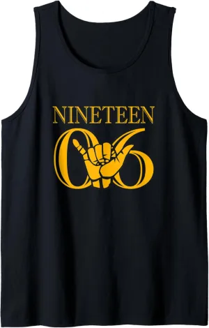 Men Alpha 1906 Phi Gold Alpha Hand Sign Tank Top