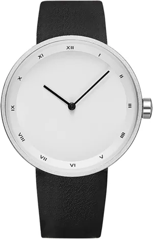 Men's and Women's Universal Watch Fashion Minimalist Style Large dial Quartz Belt Roman Numerals Waterproof Watch